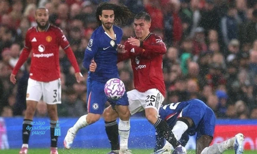 انتصار مانشستر يونايتد على تشيلسي بنتيجة 2-1 في الدوري الإنجليزي الممتاز