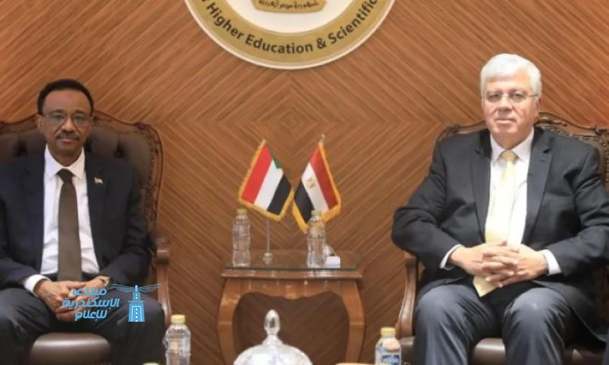 وزير التعليم العالي يعزز التعاون المشترك خلال لقائه بنظيره السوداني