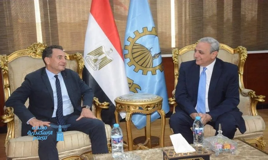 محافظ الغربية يرحب بالسفير الفرنسي في عروس الدلتا