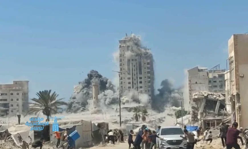 استشهاد 11 فلسطينيا نتيجة قصف إسرائيلي على حي سكني في جنوب غزة