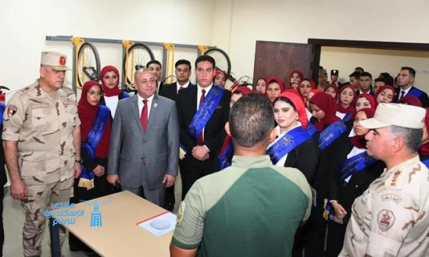القوات المسلحة تنظم زيارات هامة لجامعتي المنصورة وبني سويف إلى الأكاديمية العسكرية