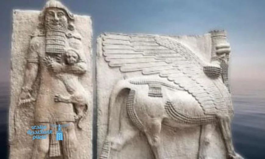 اكتشاف تمثال ثور آشوري مجنح يضيء تاريخ العراق القديم