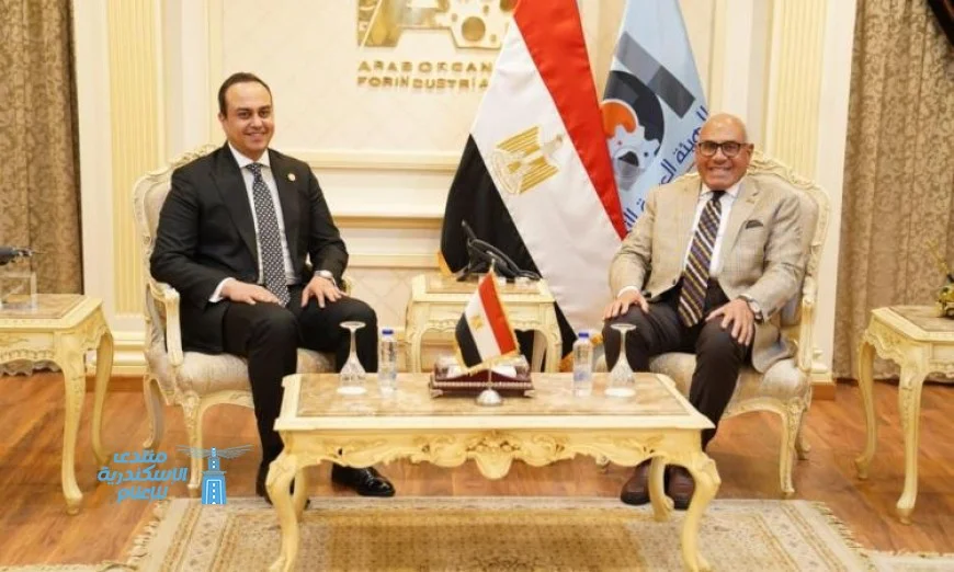 السبكي يناقش تعزيز التكامل الصناعي والتكنولوجي مع رئيس الهيئة العربية للتصنيع