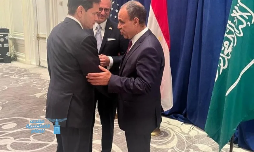 وزير الخارجية يناقش تعزيز الشراكة الاستراتيجية بين مصر والولايات المتحدة مع روبيو