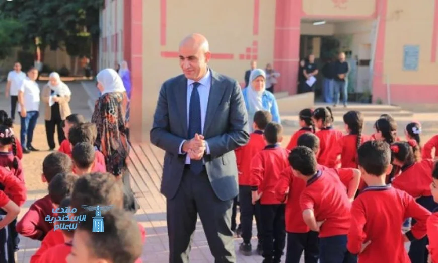 وزير التعليم يقوم بجولة تفقدية مفاجئة في مدارس محافظة الغربية