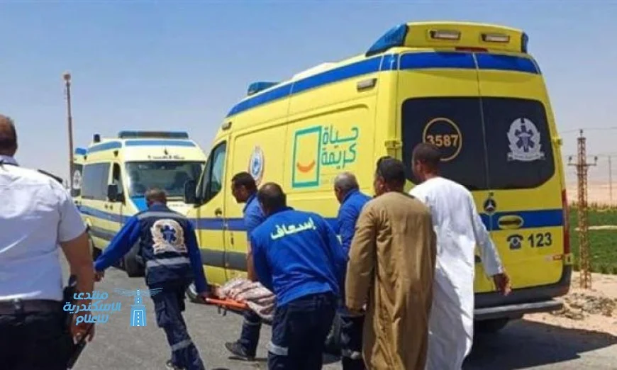 تفاصيل انقلاب أتوبيس بالمنيا والدفع بـ34 سيارة إسعاف للإنقاذ والطوارئ