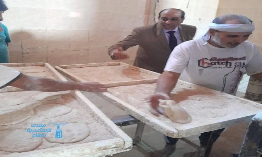 حملة مكبرة يقودها مدير تموين القليوبية لضبط المخابز والأسواق والمحلات التجارية