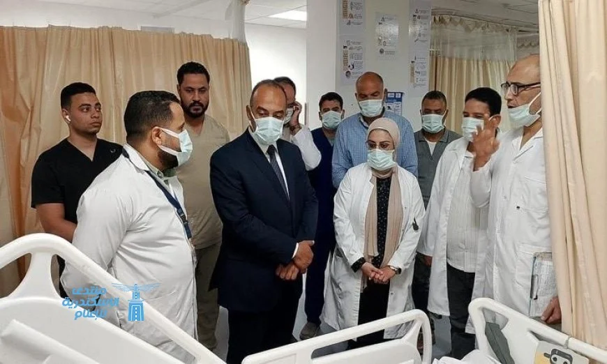 محافظ المنيا يوجه بمتابعة مصابي حادث أتوبيس سمالوط عبر نائبه والسكرتير العام