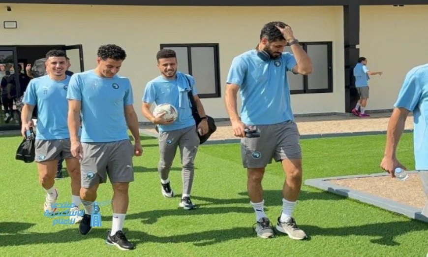 تدريبات بيراميدز الأولى في كيجالي استعدادا لمواجهة قوية ضد الجيش الرواندي
