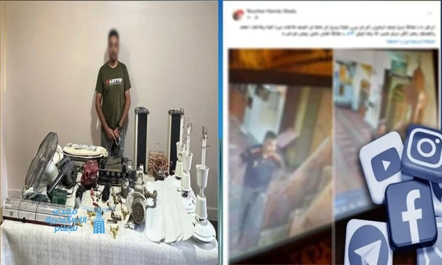 القبض على عاطل بسرقة محتويات مسجد في الإسماعيلية