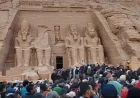 أبو سمبل تستعد لاستقبال الزوار للاحتفال بتعامد الشمس في فجر الأربعاء