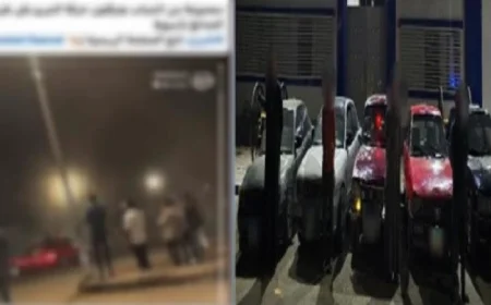 اعتقال سائقي سيارات ملاكي قاموا بعروض خطيرة خلال موكب زفاف صديقهم