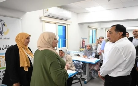 رئيس الوزراء يزور مركز تنمية وصحة الأسرة في سبك الأحد بأشمون