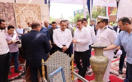 رئيس الوزراء يزور معرض الصناعات الحرفية والتراثية بقرية شمّا في أشمون لعرض التراث والابتكارات