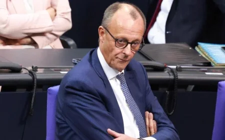 المستشار الألماني يؤجل قرار ألمانيا بشأن مقترح الاتحاد الأوروبي لمعاقبة إسرائيل