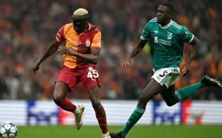 جلطة سراي يتغلب على ليفربول بهدف نظيف في دوري أبطال أوروبا