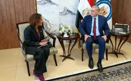 وزير البترول يناقش خطط توسع فالكو الأمريكية في حقول النفط المصرية