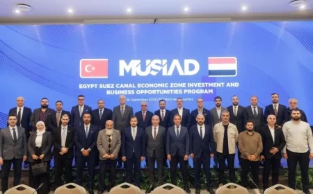 جمال الدين يؤكد الشراكة الاستراتيجية للمنطقة الاقتصادية مع مجتمع الأعمال التركي