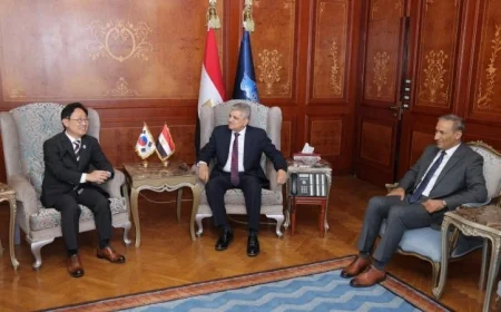 الفريق ربيع يناقش تعزيز التعاون مع المبعوث الخاص لرئيس كوريا الجنوبية