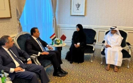 وزير الصحة يلتقي وزيرة التعليم القطرية لتطوير التعاون في الصحة المدرسية