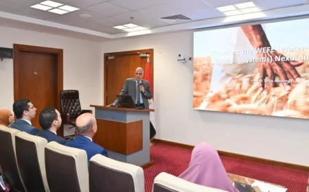 تعرف على جهود الري في تعزيز القدرات وبناء المعرفة في مجالات المياه والطاقة والغذاء