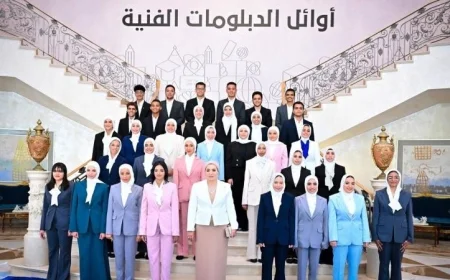 صور.. انتصار السيسي تؤكد: التعليم الفني لبنة أساسية لتقدم الوطن