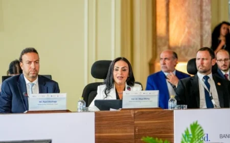 وزيرة التضامن تحضر المؤتمر السنوي للبنوك المركزية في منطقة المتوسط لتعزيز التعاون الاقتصادي