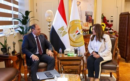 وزيرة التنمية المحلية ورئيس هيئة تنمية الصعيد يناقشان تعزيز التعاون المشترك