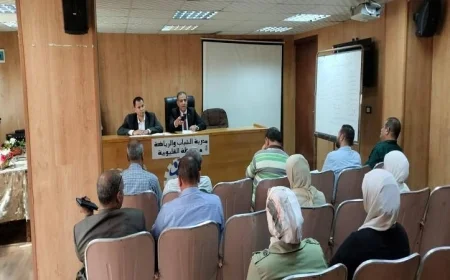 مدير الشباب والرياضة بالقليوبية يضع خطة عمل شهر أكتوبر لتحقيق الإنجازات والنجاحات