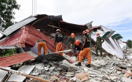 ارتفاع حصيلة ضحايا زلزال الفيليبين إلى 72 شخصًا