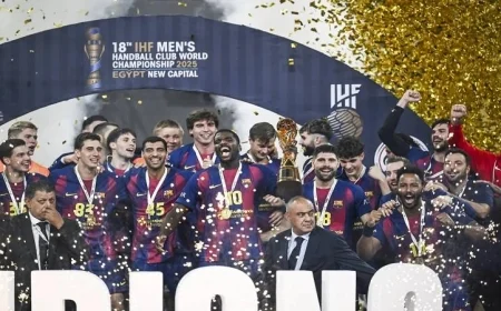 برشلونة يتوج بلقب مونديال الأندية لكرة اليد