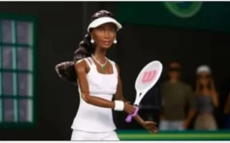 فينوس ويليامز تتألق كدمية صغيرة للأطفال مع النجوم المشاهير