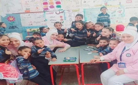 برنامج تطعيمات الطلاب في مدارس الإسماعيلية ينطلق بإشراف الصحة