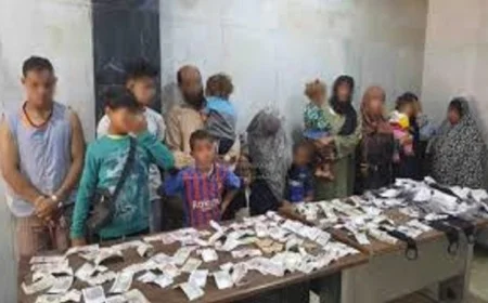 القبض على 7 متورطين في استغلال 27 طفلاً بأعمال التسول وطلب المال من المارة
