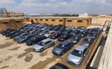 مبيعات ضخمة تتجاوز 46 مليون جنيه في مزاد سيارات جمارك بورسعيد والإسكندرية