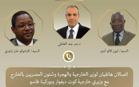 وزير الخارجية يعزز التعاون مع كوت ديفوار وبوركينا فاسو باتصالين هاتفيين مؤثرين