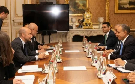 مباحثات مهمة بين وزير الخارجية ونظيره الفرنسي في باريس