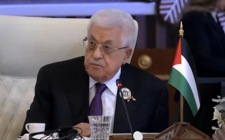 الرئيس الفلسطيني يبدي ترحيبه بإعلان ترامب وقف النزاع