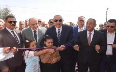 محافظ الغربية يدشّن محطة مياه كفر الجنينة بعد تطويرها لزيادة كفاءتها