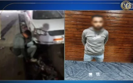 القبض على شخص يحمل مواد مخدرة بهدف التعاطي