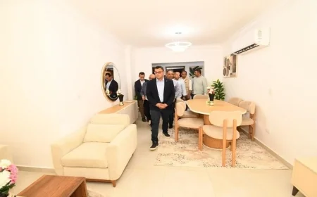 وزير الإسكان يتابع تقدم تنفيذ وحدات ديارنا في مدينة أكتوبر الجديدة