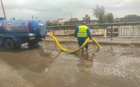 استنفار كامل شمال البحيرة لمواجهة تقلبات الطقس مع هطول الأمطار بكثافة