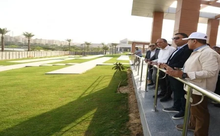 وزير الإسكان يراقب تقدم مشروع حدائق تلال الفسطاط