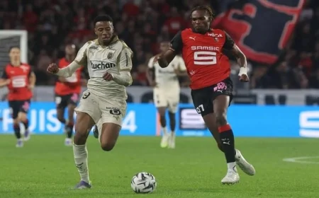 لانس ينتزع فوزًا مثيرًا من أوكسير بهدف في اللحظات الأخيرة في الدوري الفرنسي