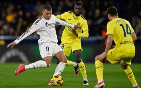 ريال مدريد يكتسح فياريال بثلاثية مقابل هدف في الدوري الإسباني