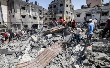 استشهاد 6 فلسطينيين في هجمات الاحتلال الإسرائيلي على غزة