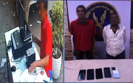 تعرف على تفاصيل فيديو سرقة هاتف محمول من متجر في القاهرة