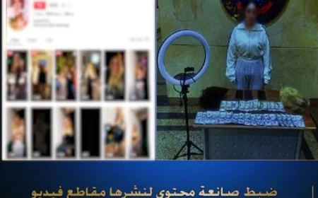 القبض على منشئة فيديوهات تنشر محتوى غير لائق على وسائل التواصل الاجتماعي