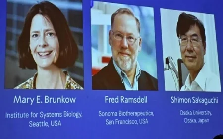 ثلاثة علماء يحصدون جائزة نوبل للطب لعام 2025