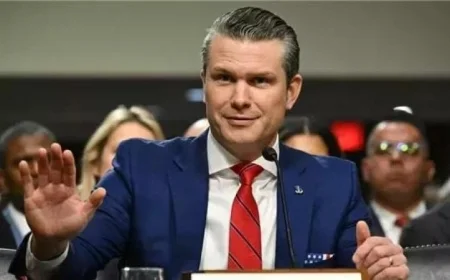 وزير الدفاع الأمريكي يتوعد بالقضاء على حماس إن لم تلتزم بوقف إطلاق النار